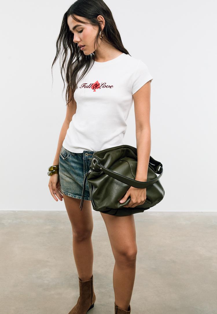 camiseta grafico texto