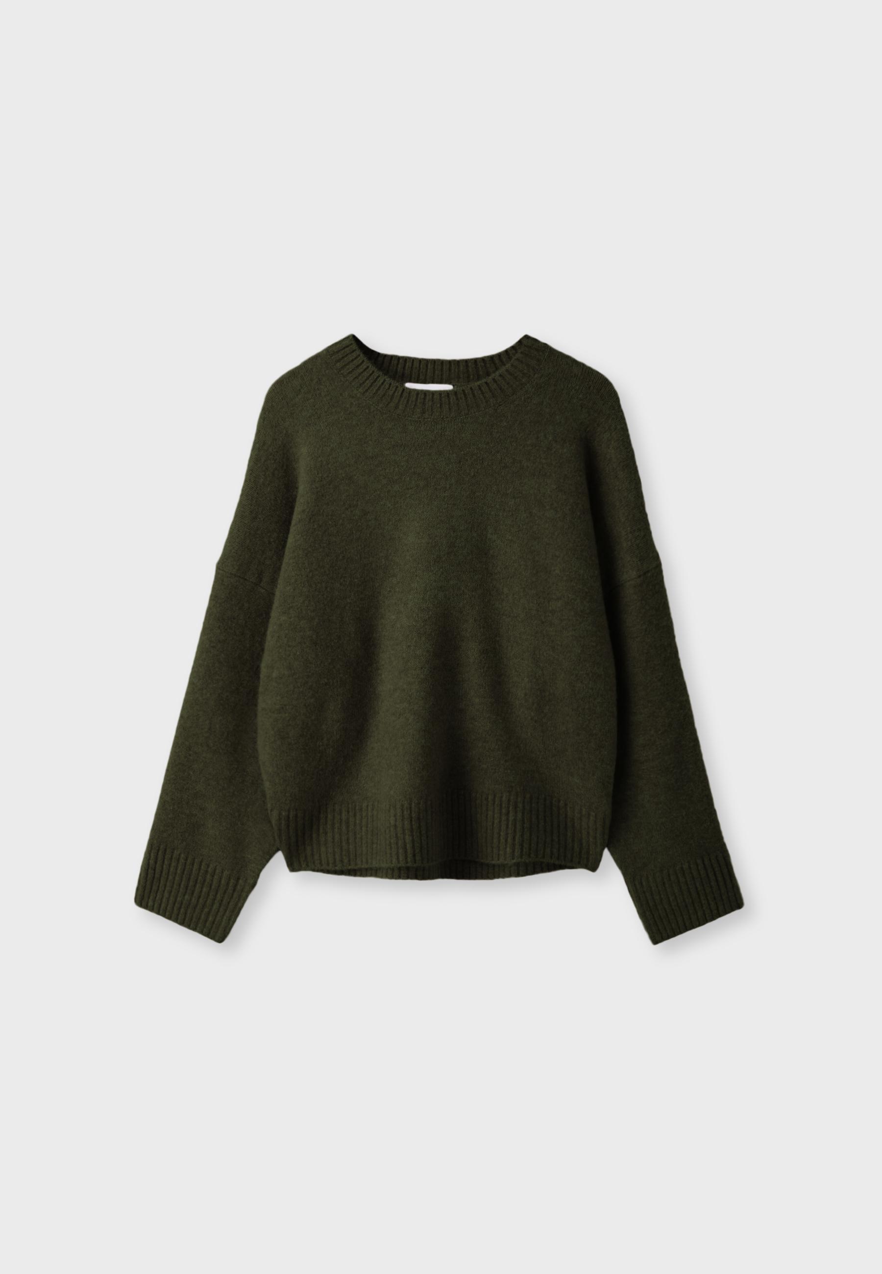 Stradivarius Yumuşak dokulu basic triko kazak görsel 3