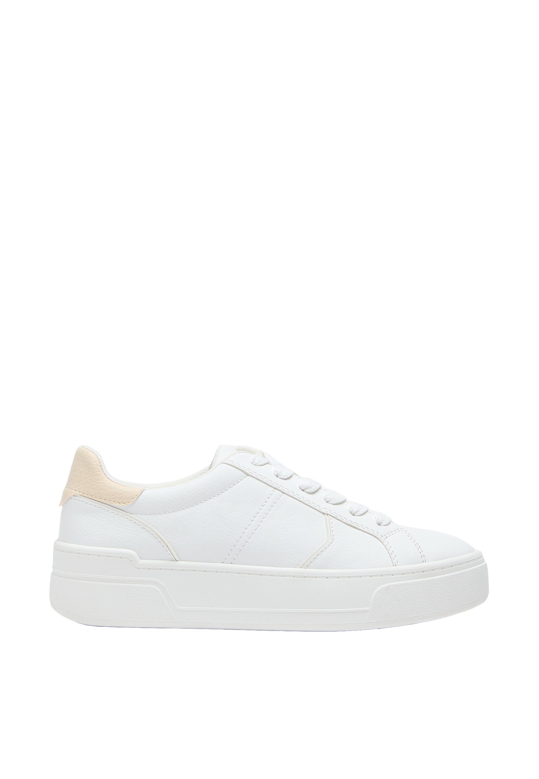 Casual platform trainers — WHITE