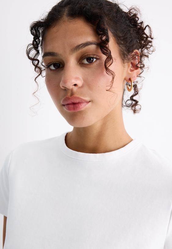 tshirt basica regular de toque suave