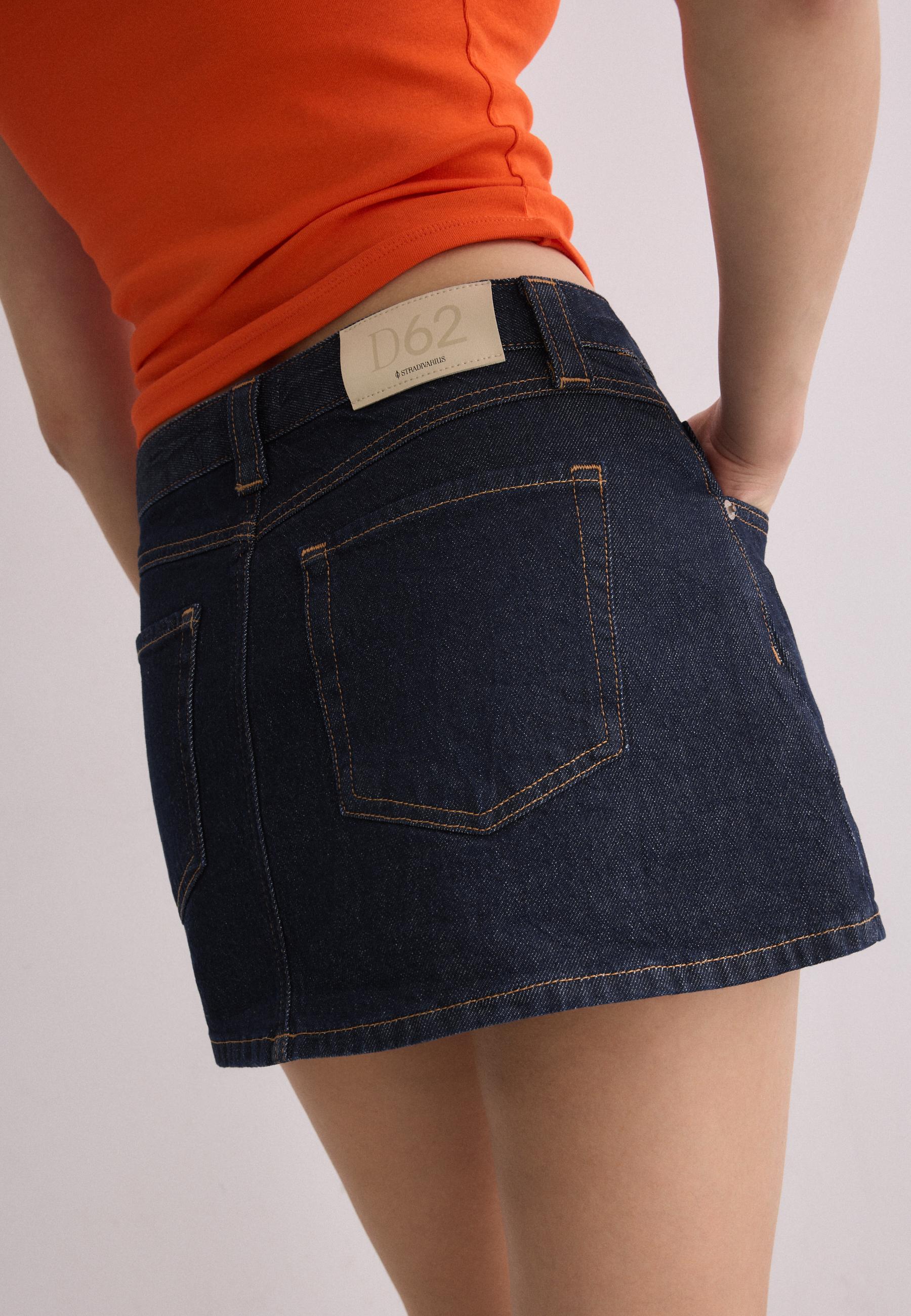 D62 denim şort etek - Görsel 8