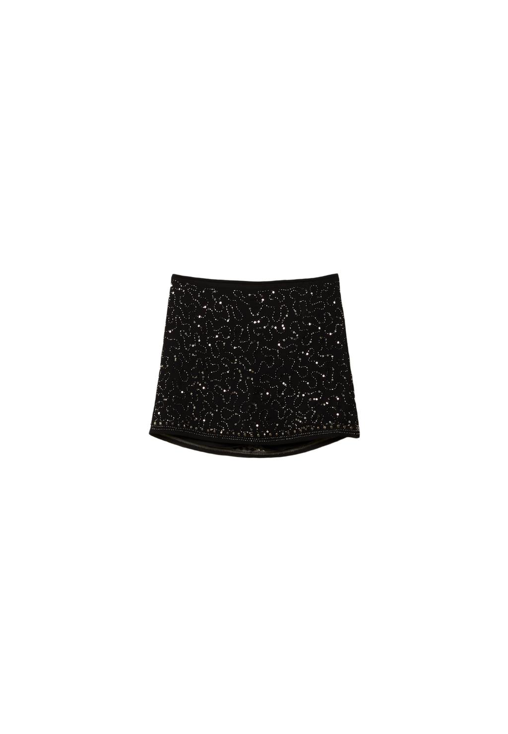 Mini-Culotte mit Stickerei