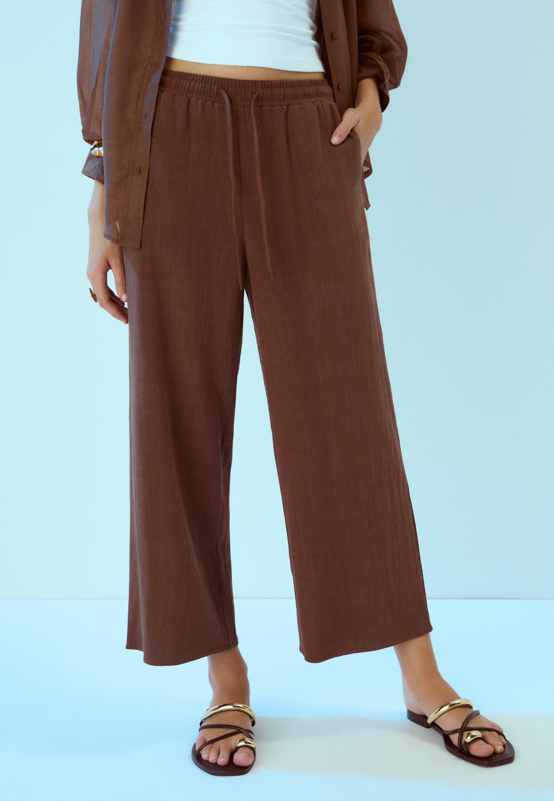 Rustic culottes — Brown