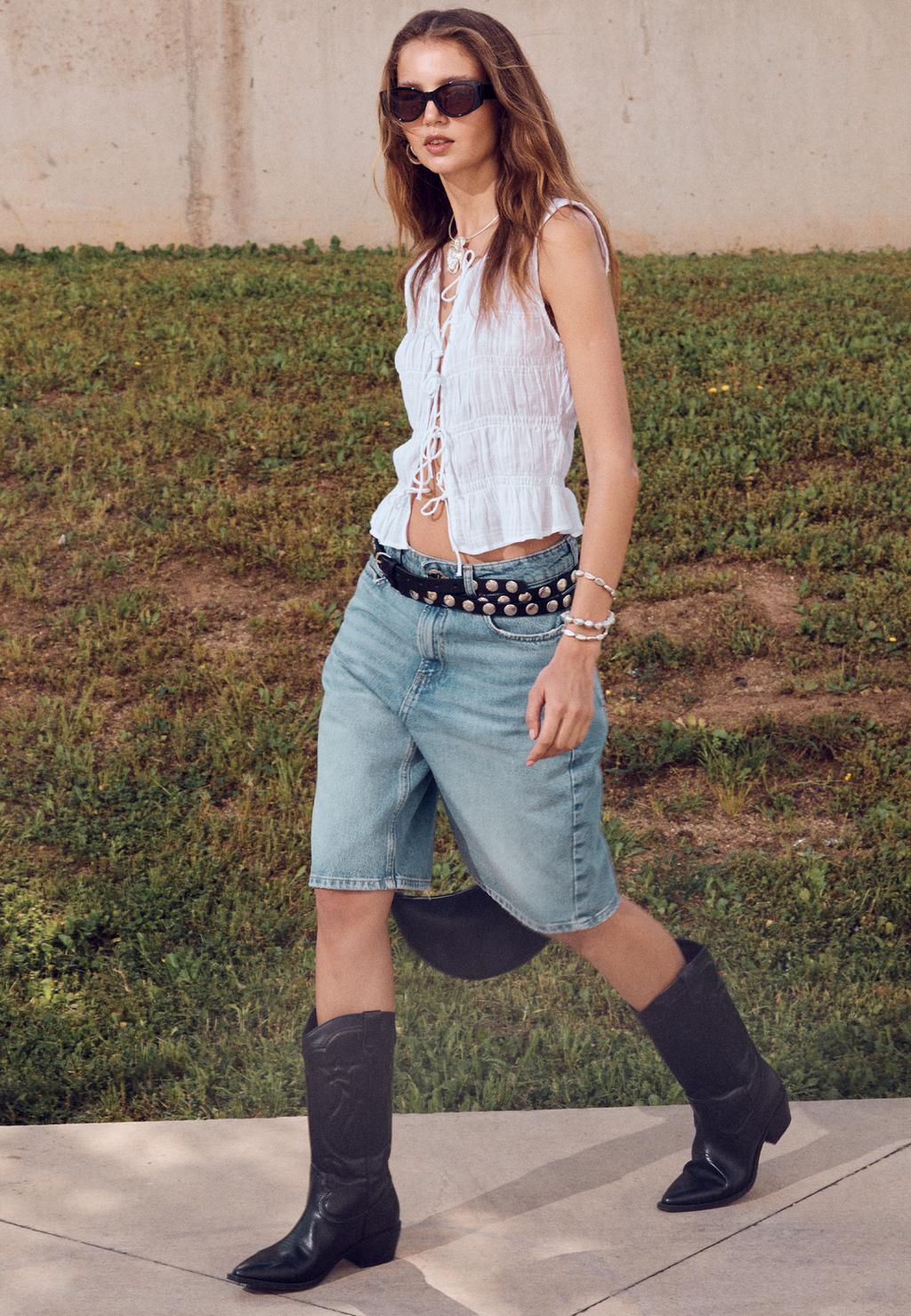 D95 Jort Jeansbermuda