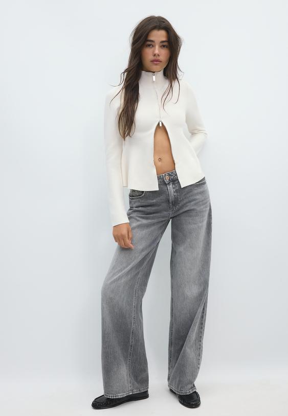 sweater de malha com peplo