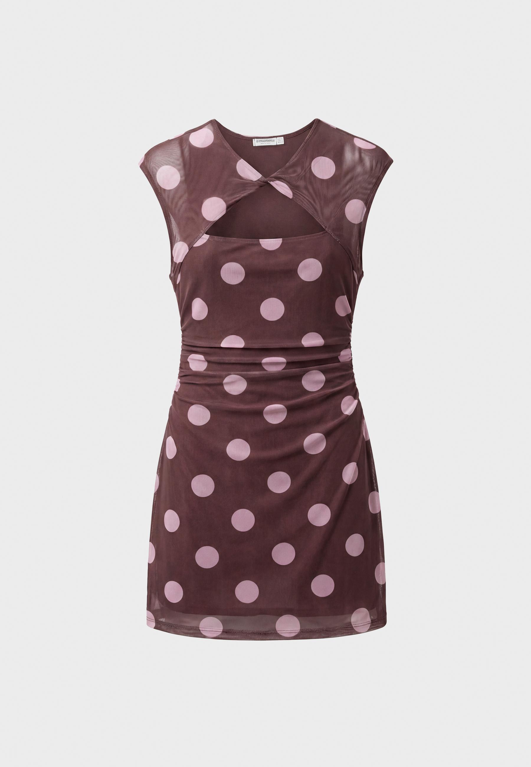 Kısa Qipao düğümlü elbise - Görsel 11