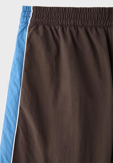 Technical fleece trousers — Brown 8