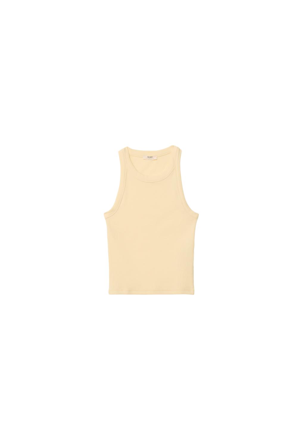 Camiseta tirantes canalé