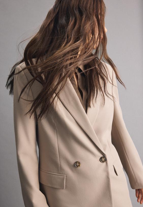 blazer dritto con bottoni