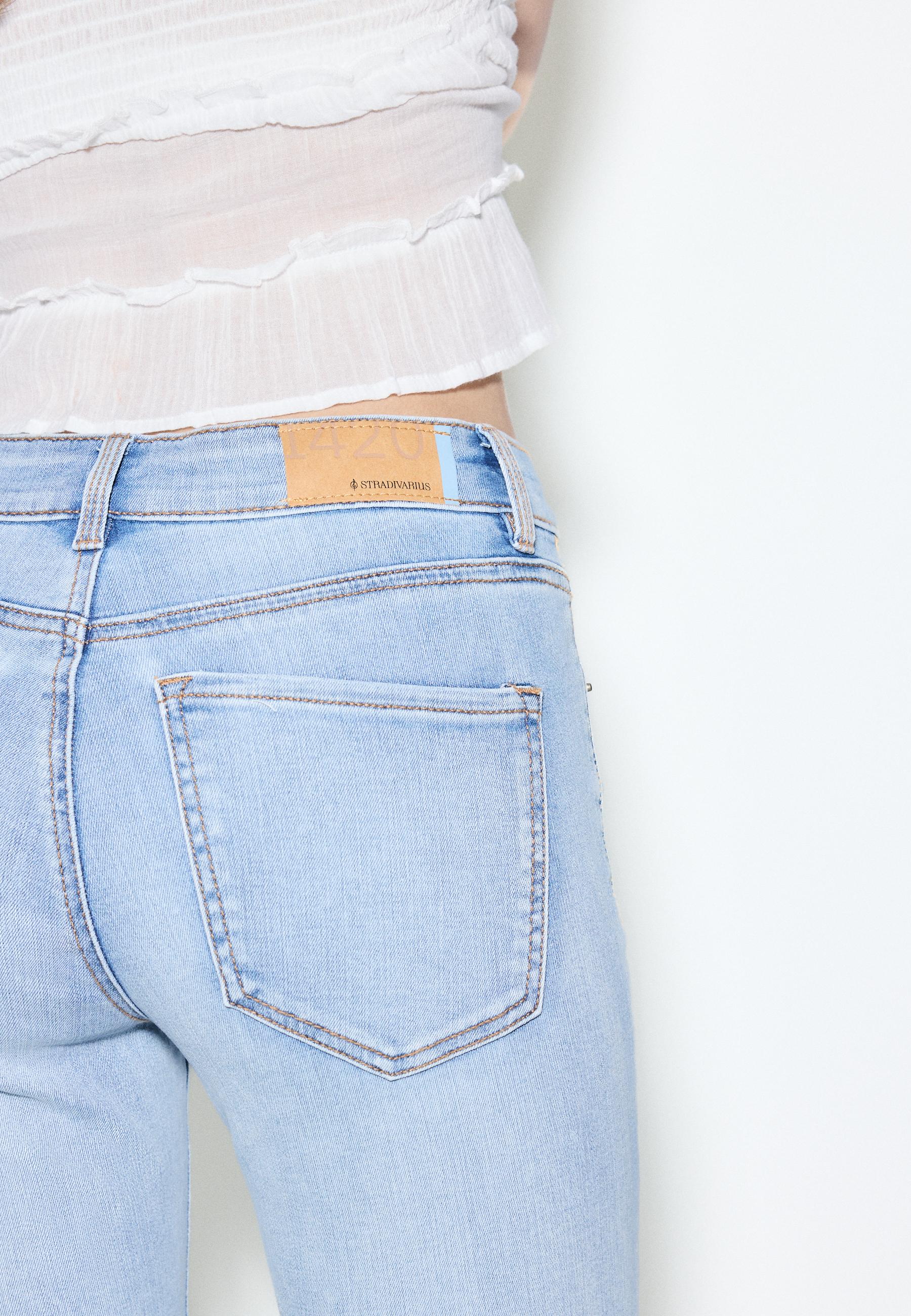 1420 low-waist skinny jeans - Women's fashion | Stradivarius Romania