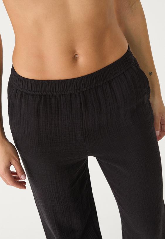 pantalon fluido cintura elastica