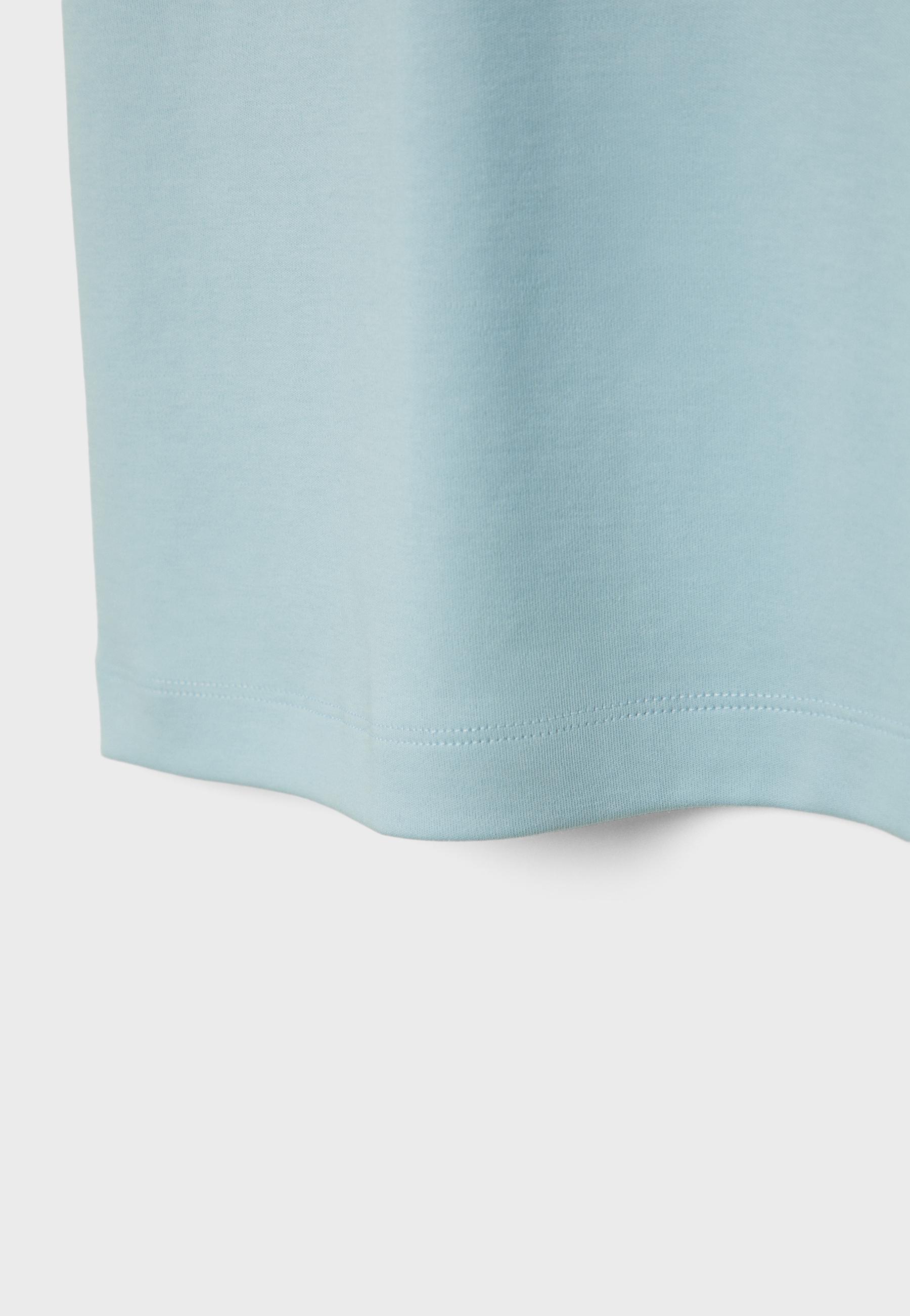 B01 Heavyweight regular fit basic T-shirt — Sky blue
