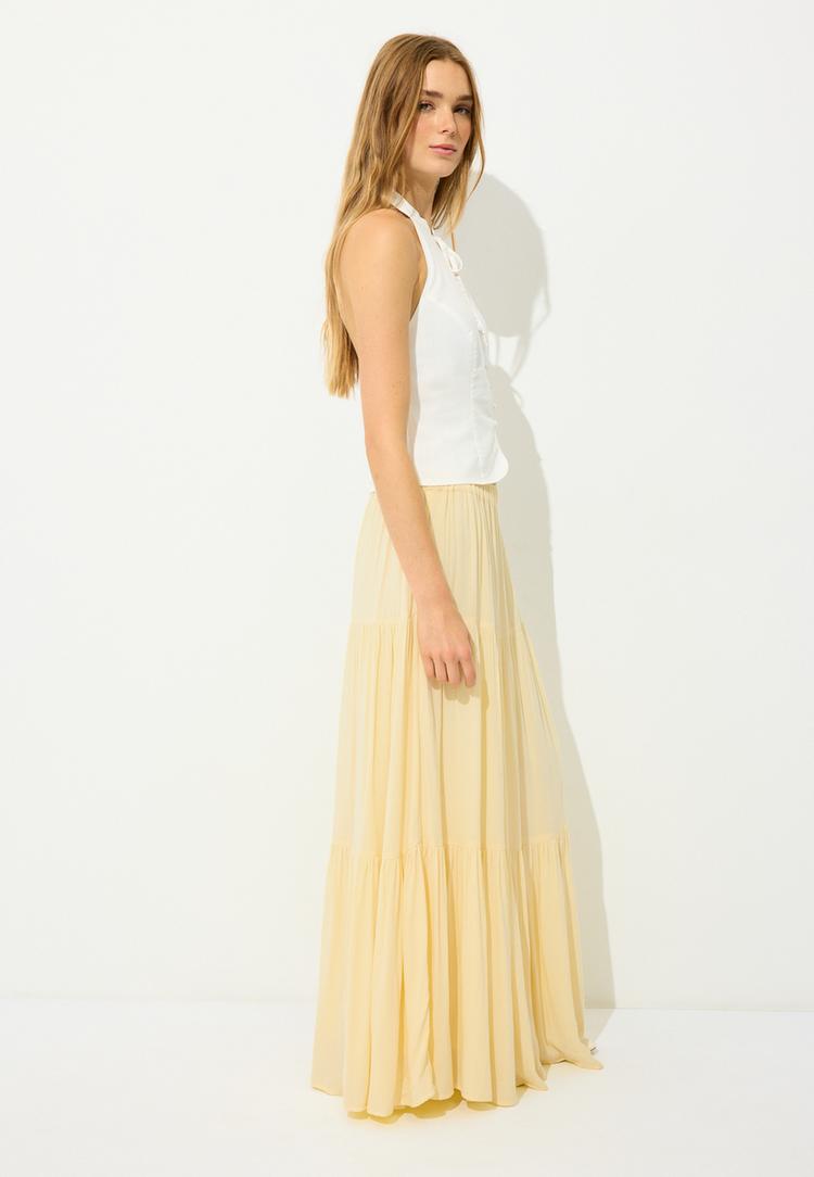 falda midi campesina