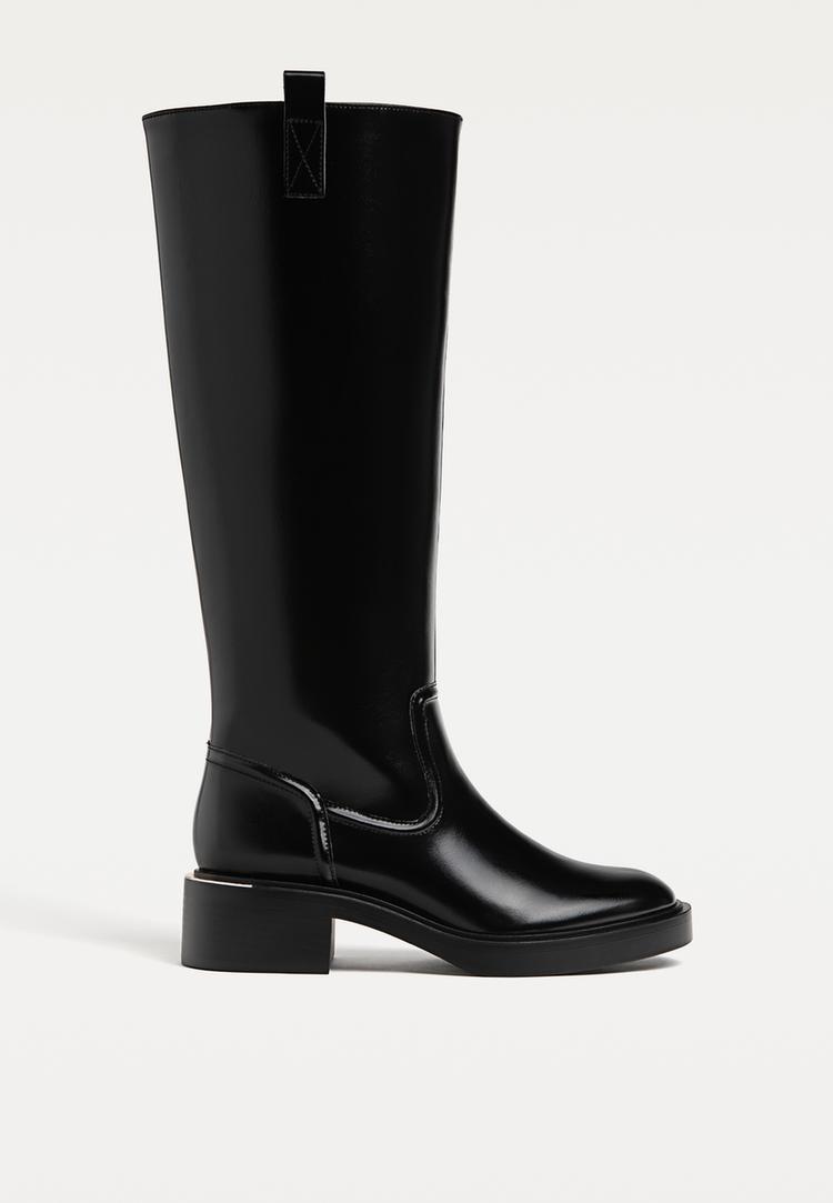 botas planas hipicas