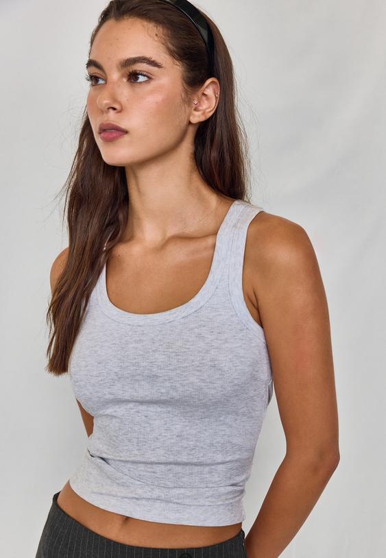 debardeur dos nageur en coton cotele