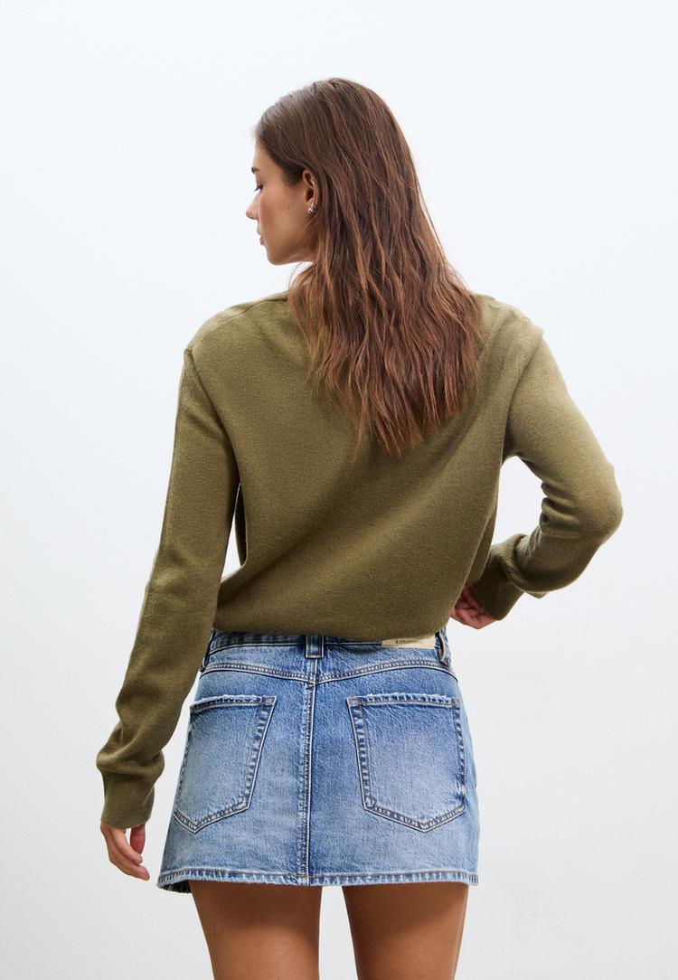 d62 falda pantalon denim