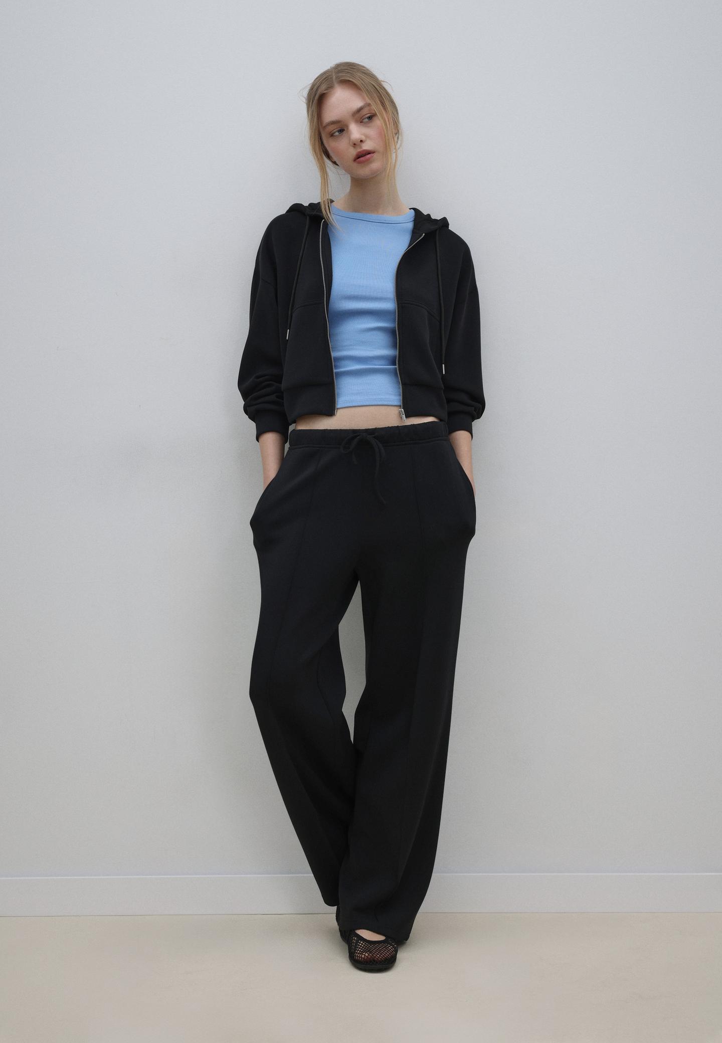 Stradivarius - Sweat oversize à imprimé graphique - Rose