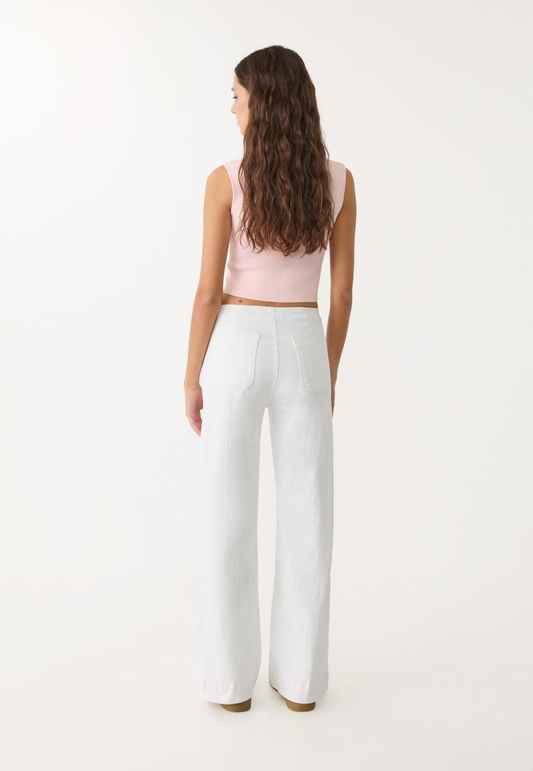 d77 pantalon minimal bolsillos