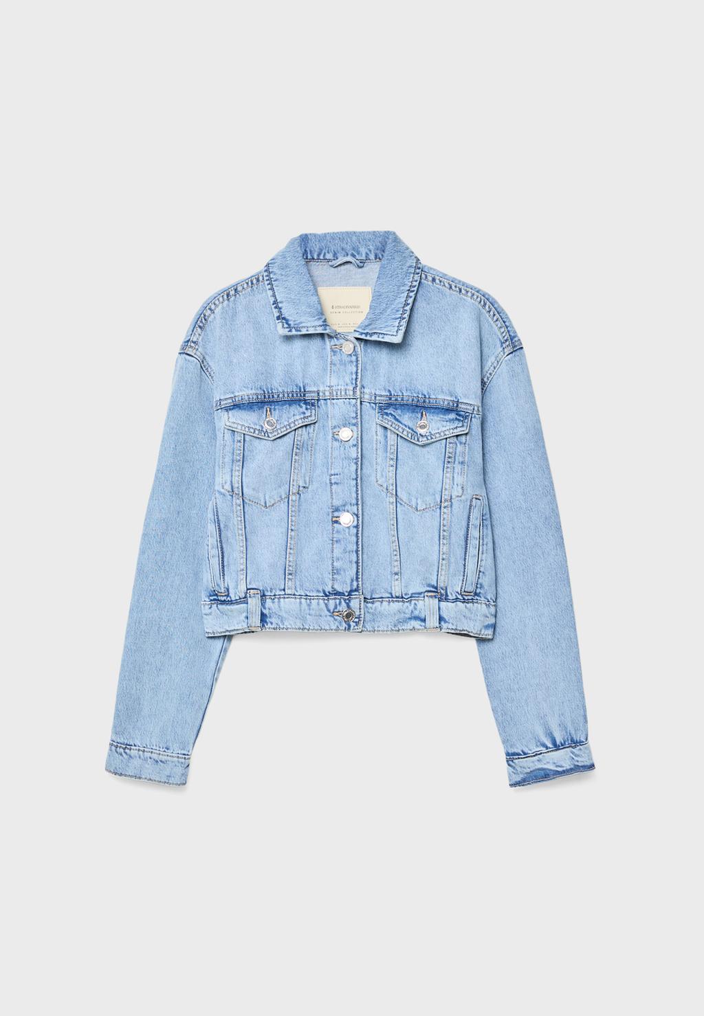 Cazadora denim boxy fit