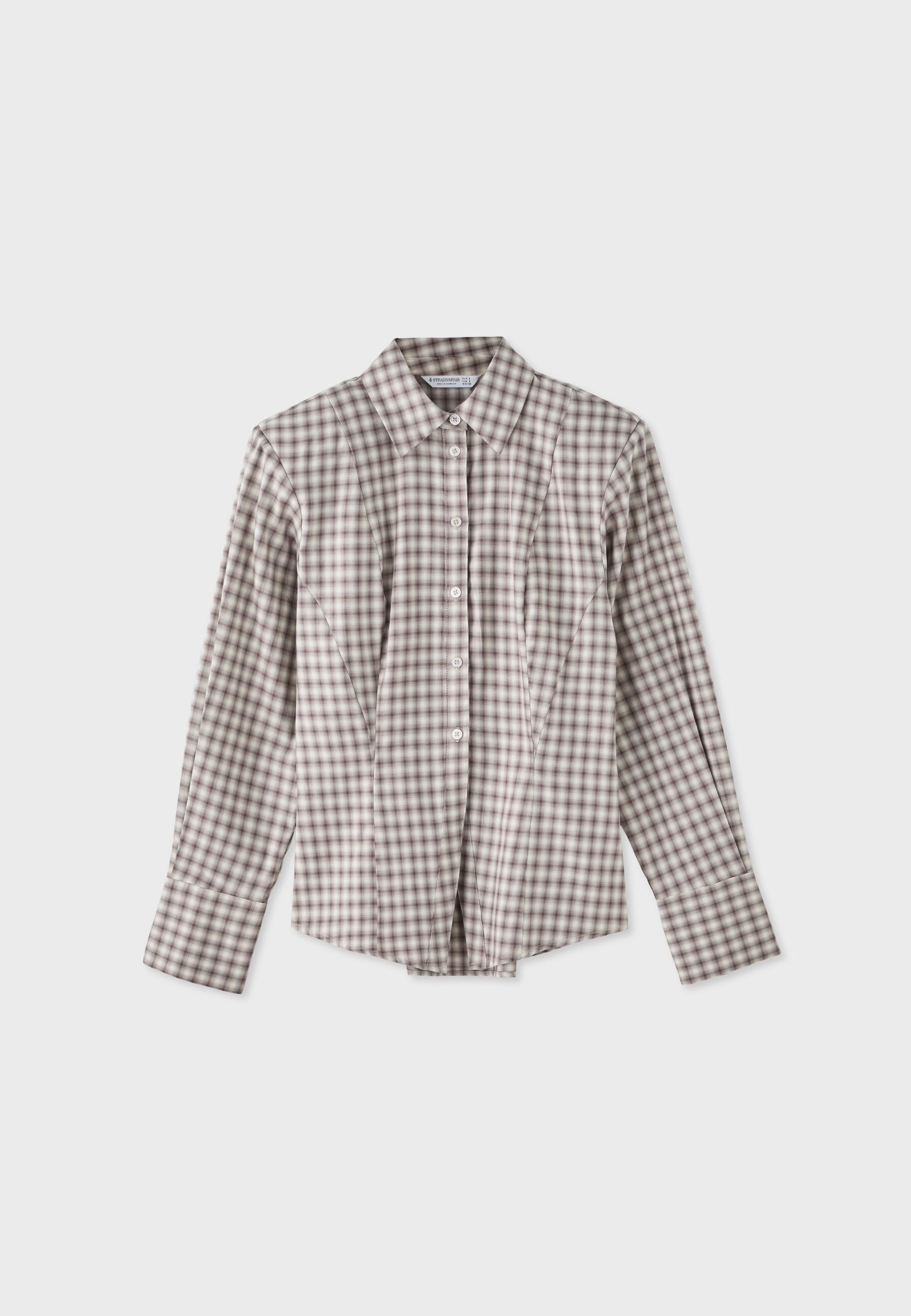 Camisa cuadro hombrera