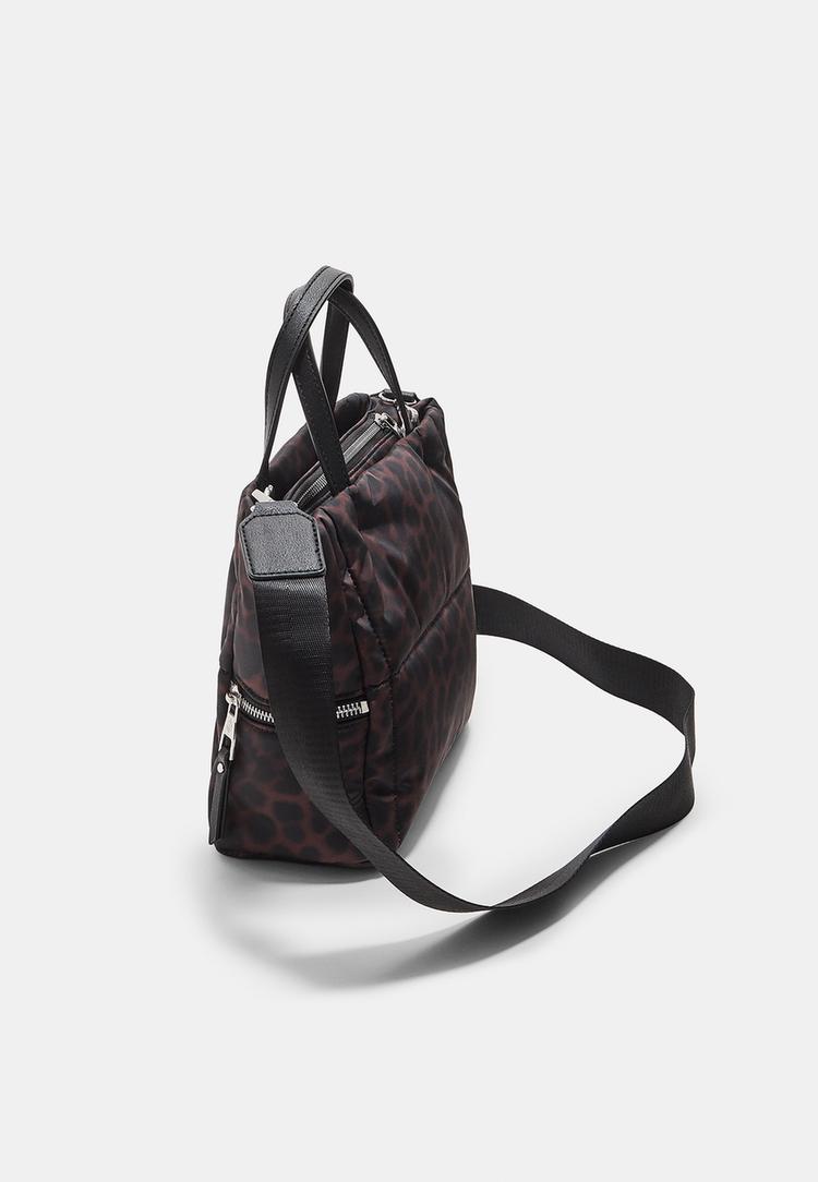 quilted fabric crossbody bag