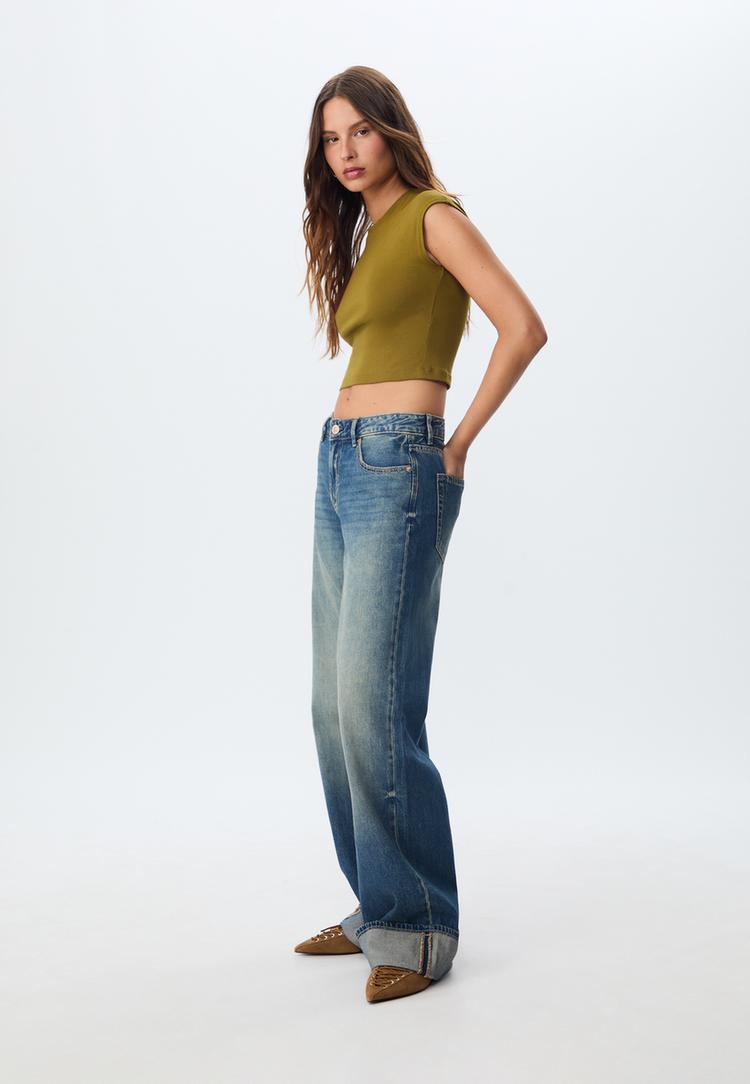 d91 low wide leg jeans