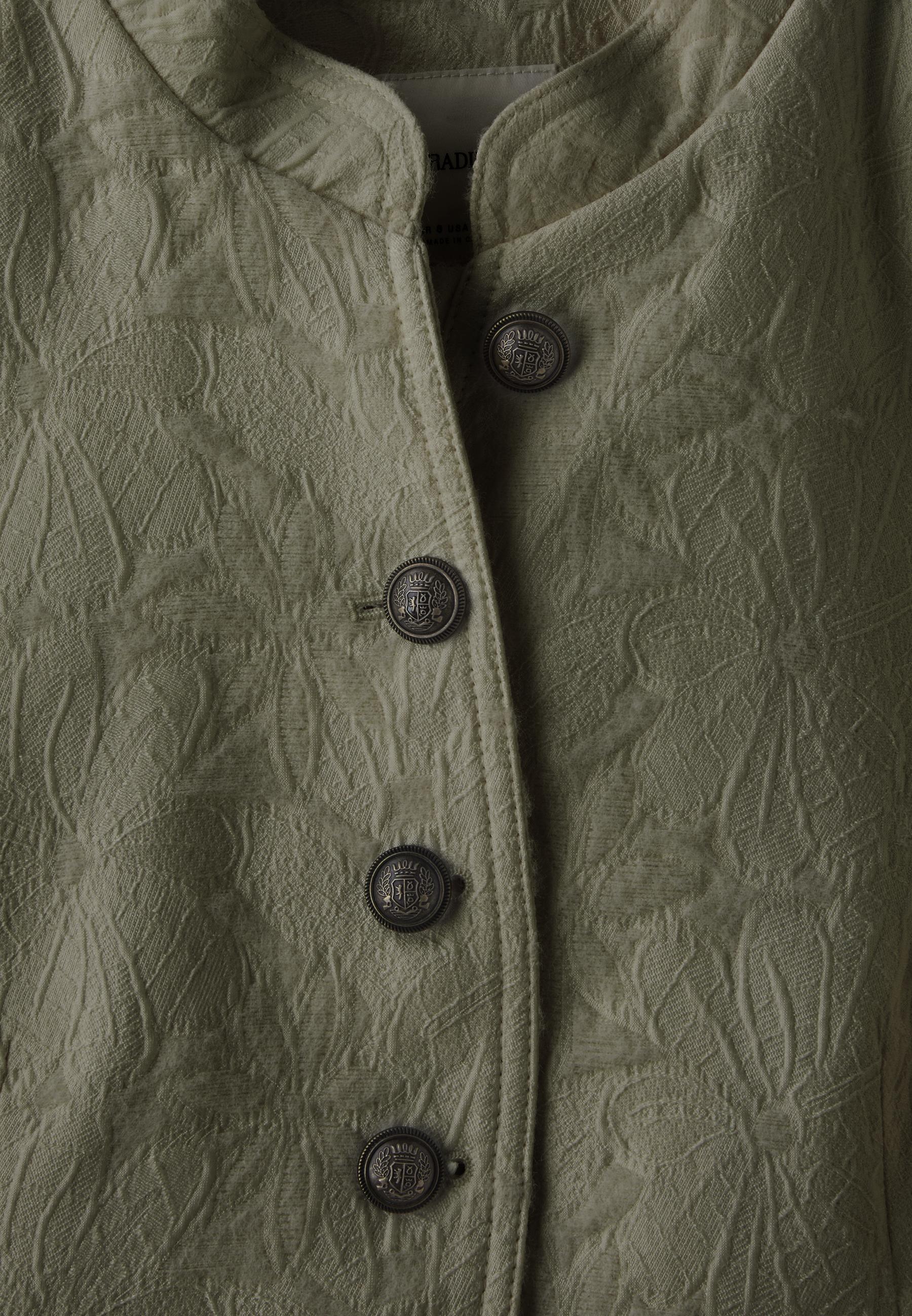 Jacquard blazer — Khaki
