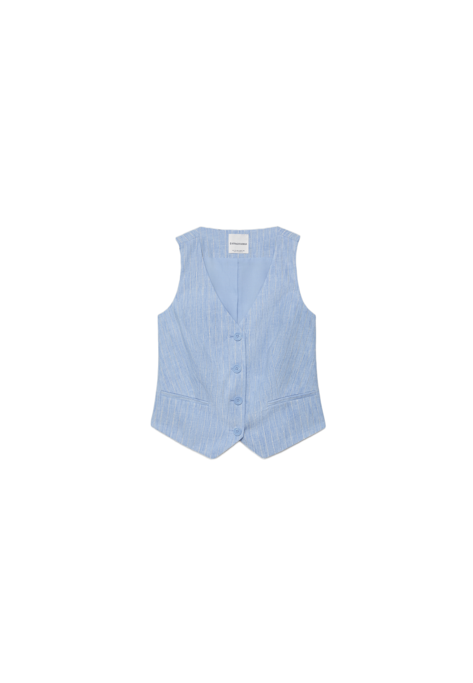 Basic keten karışımlı yelek