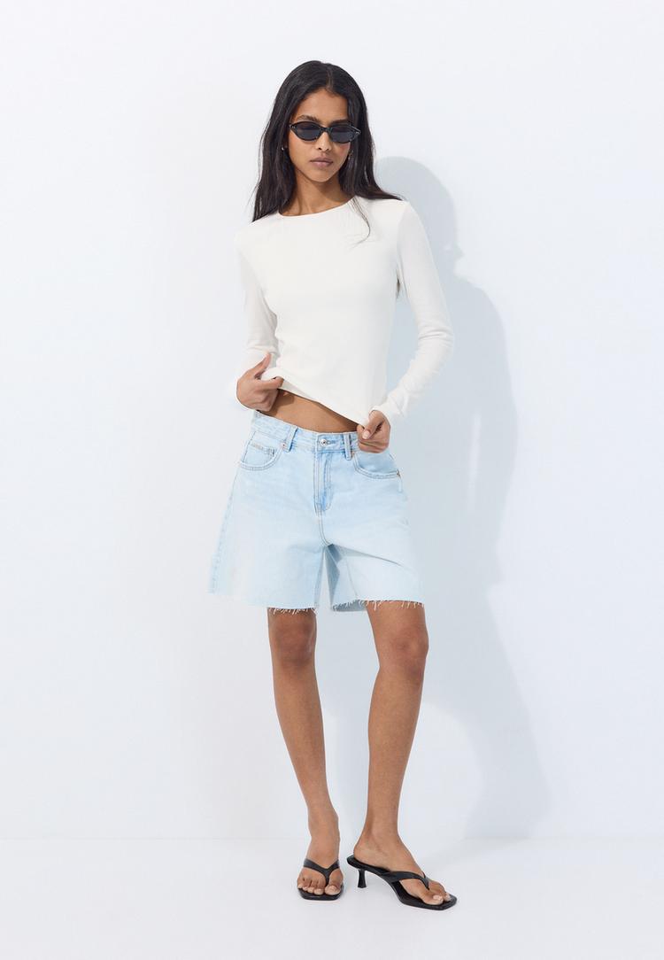 basic tshirt met lange mouw