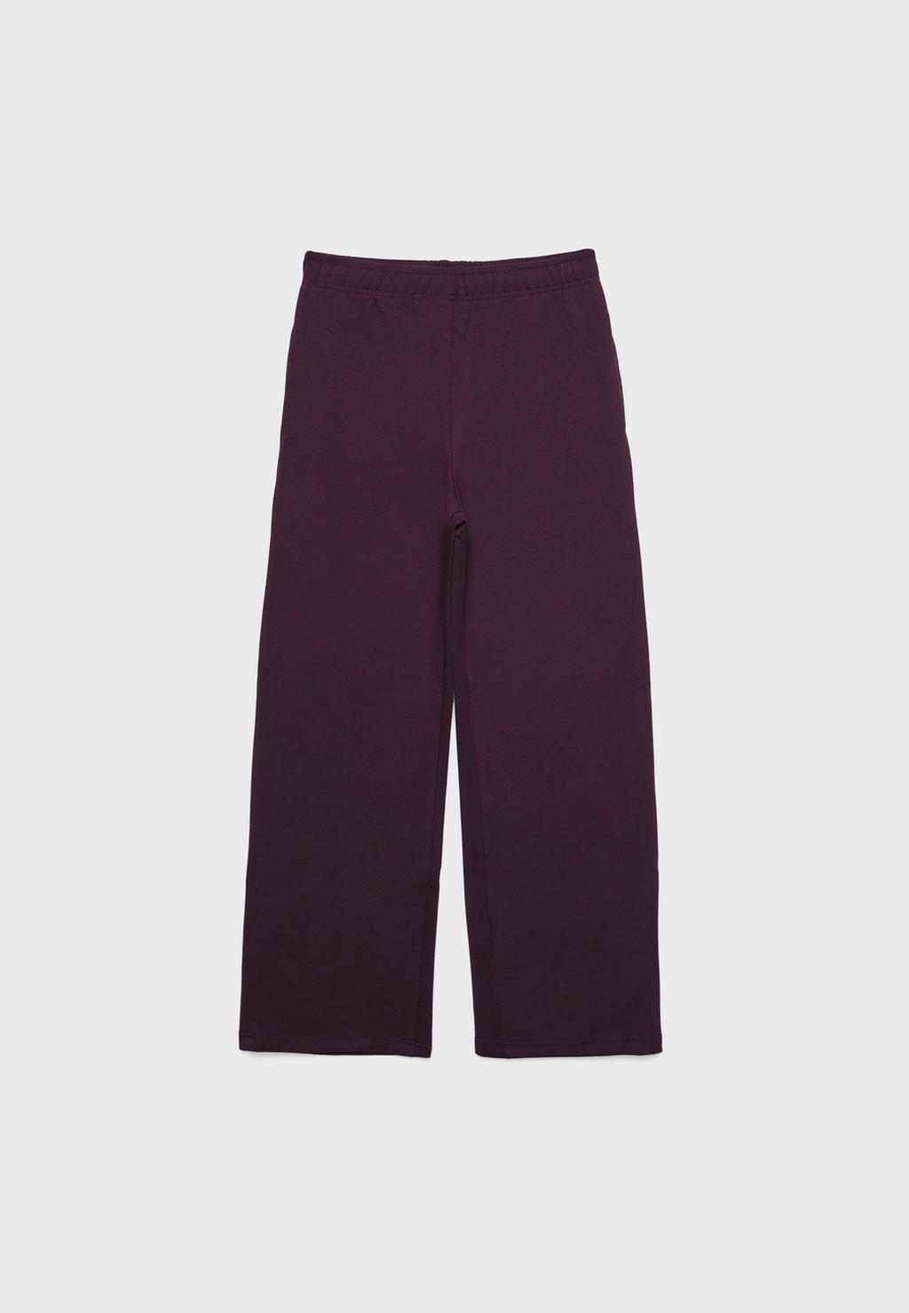 Spodnie jogger z szerokimi nogawkami