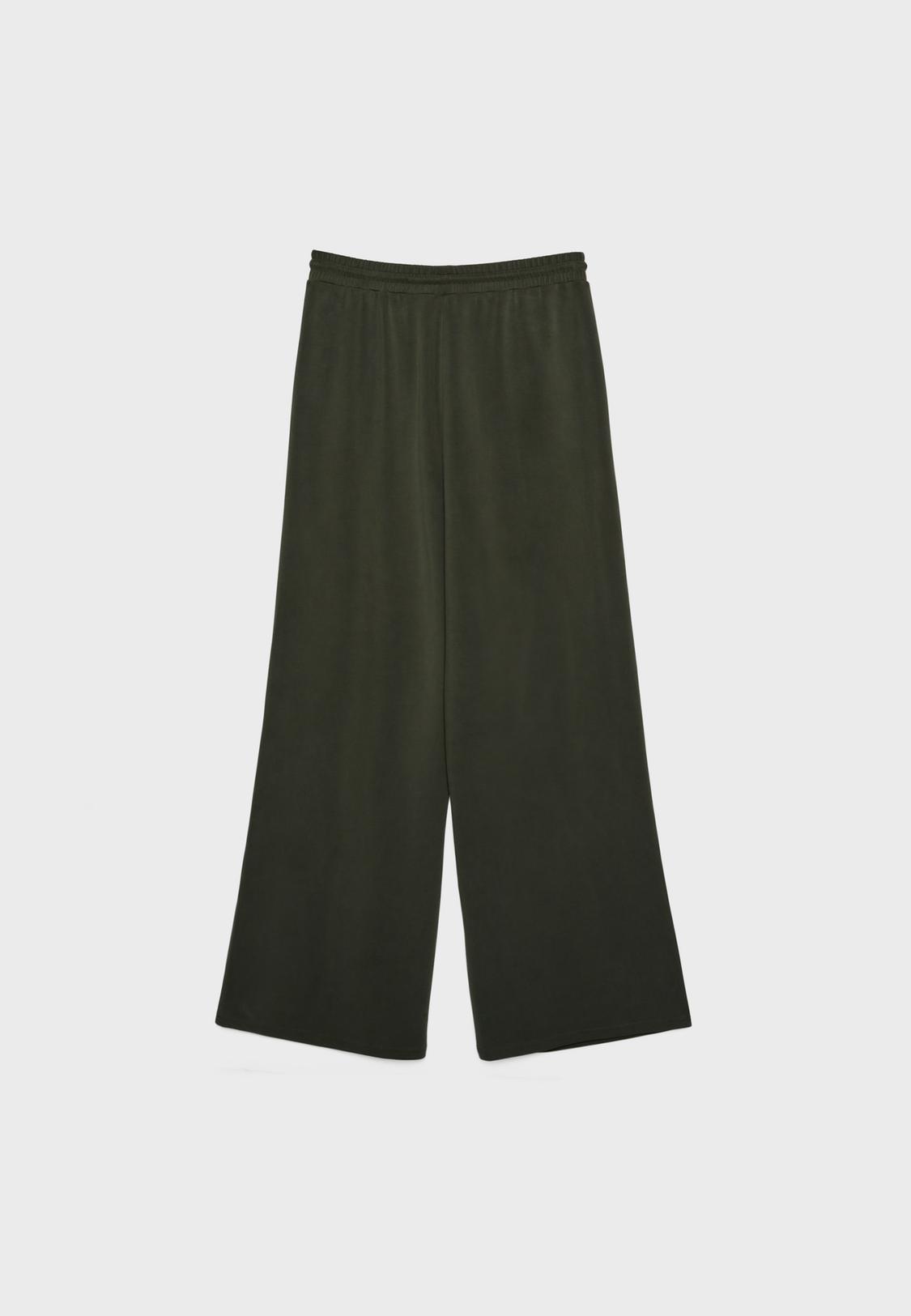 Pantaloni palazzo morbidi al tatto Sport da donna Stradivarius