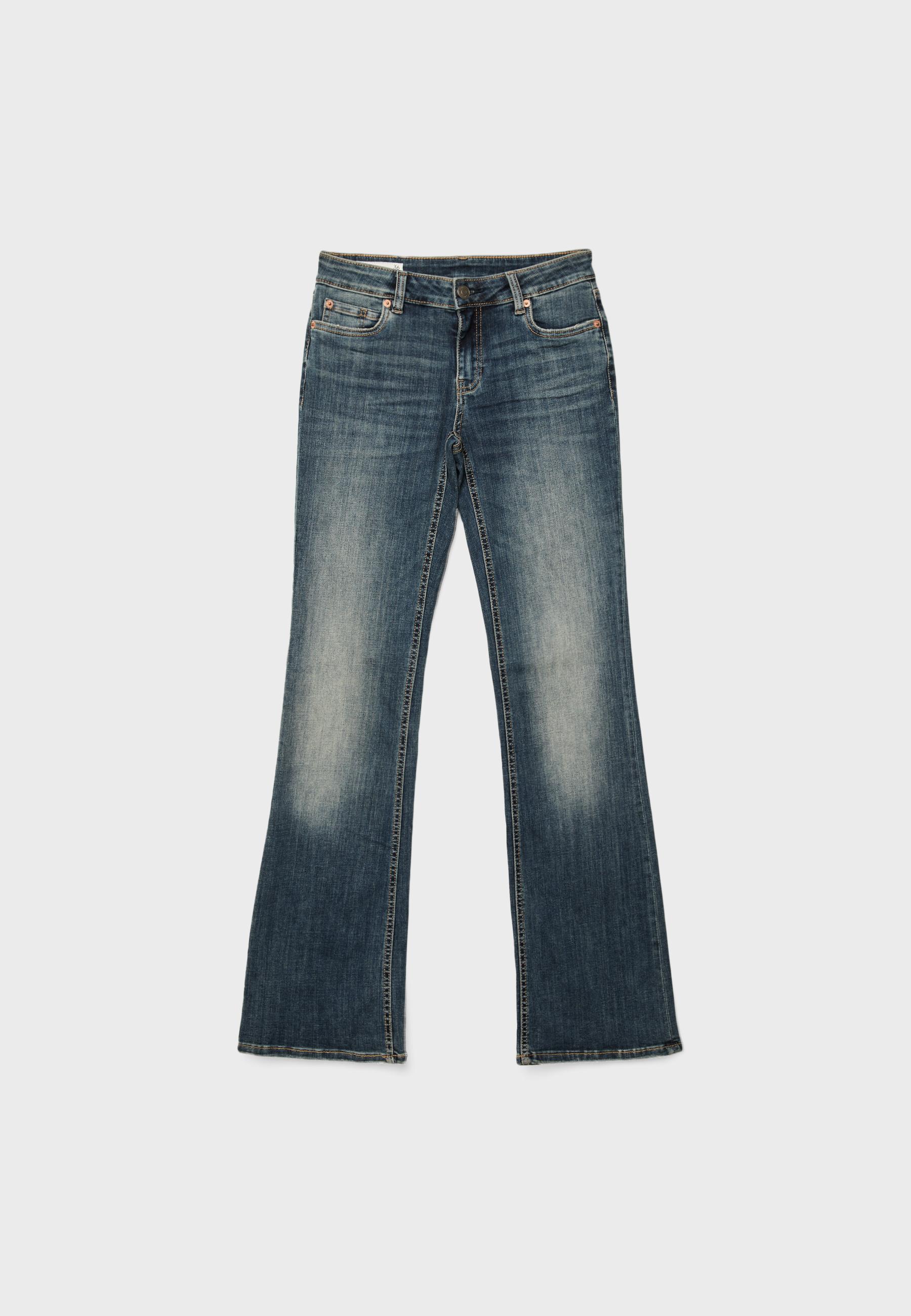 D67 slim bootcut jeans — MEDIUM DENIM WASH