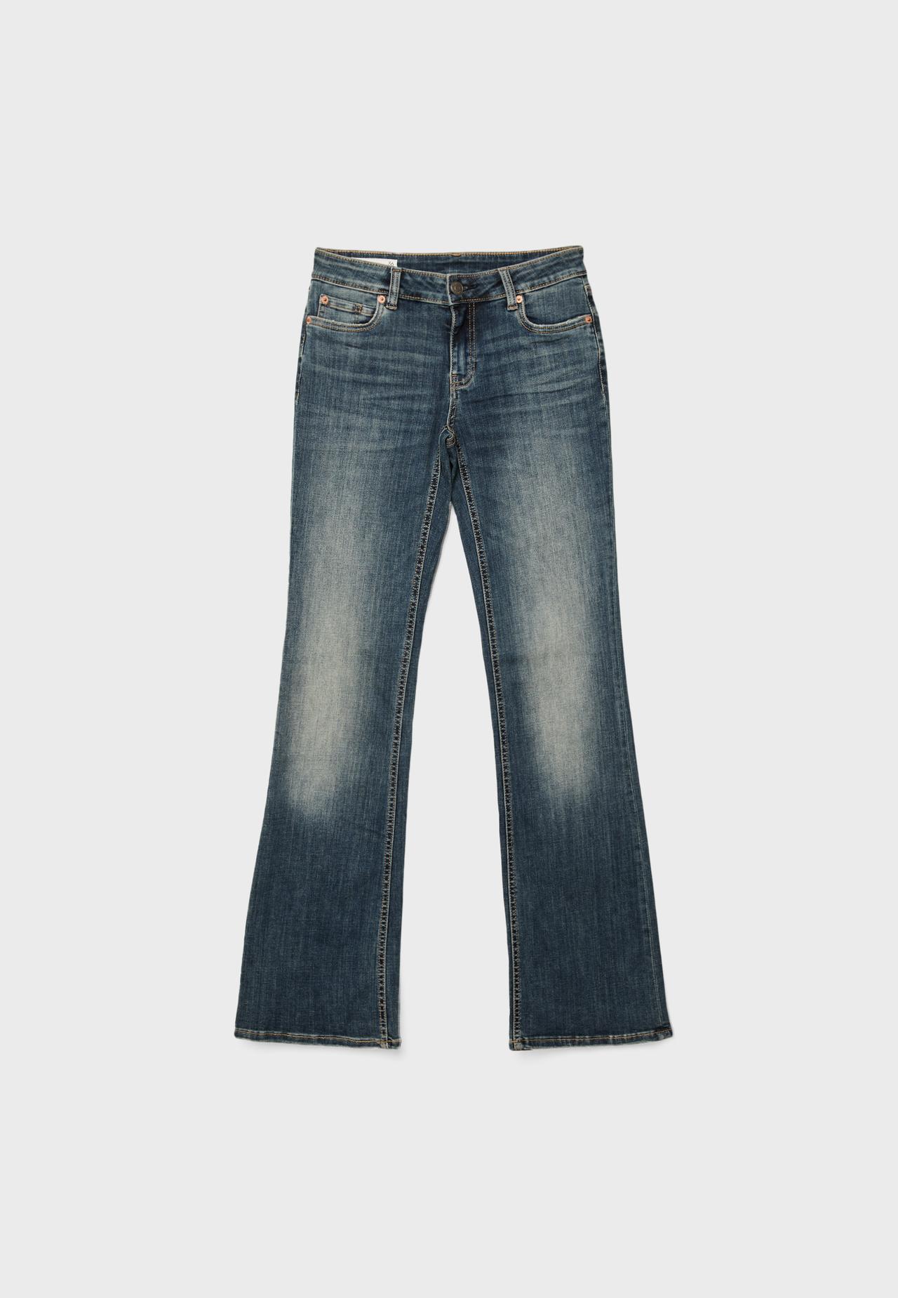 D67 slim fit bootcut jeans — MEDIUM DENIM WASH