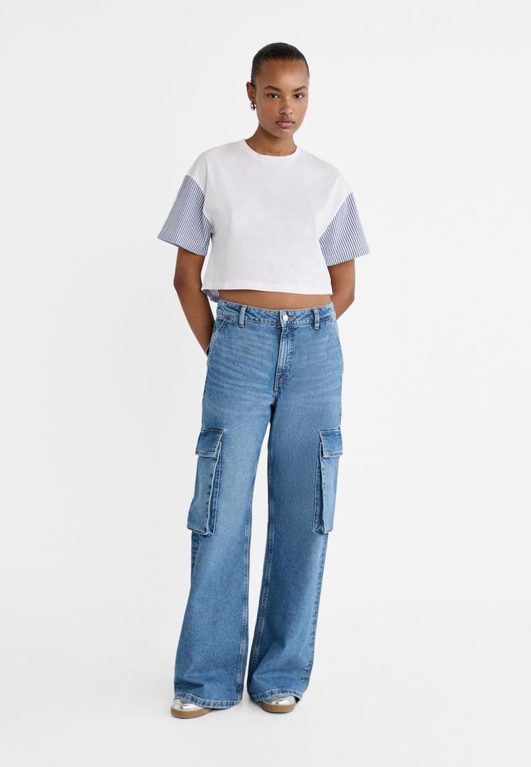 t-shirt-cropped-kombiniert-gestreift