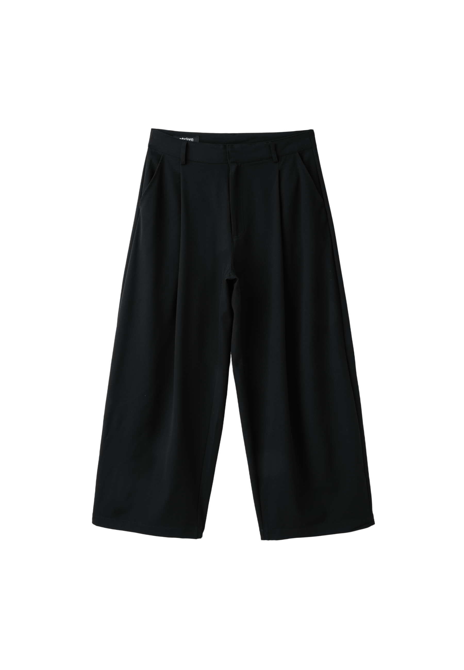 Barrel smart trousers — Black