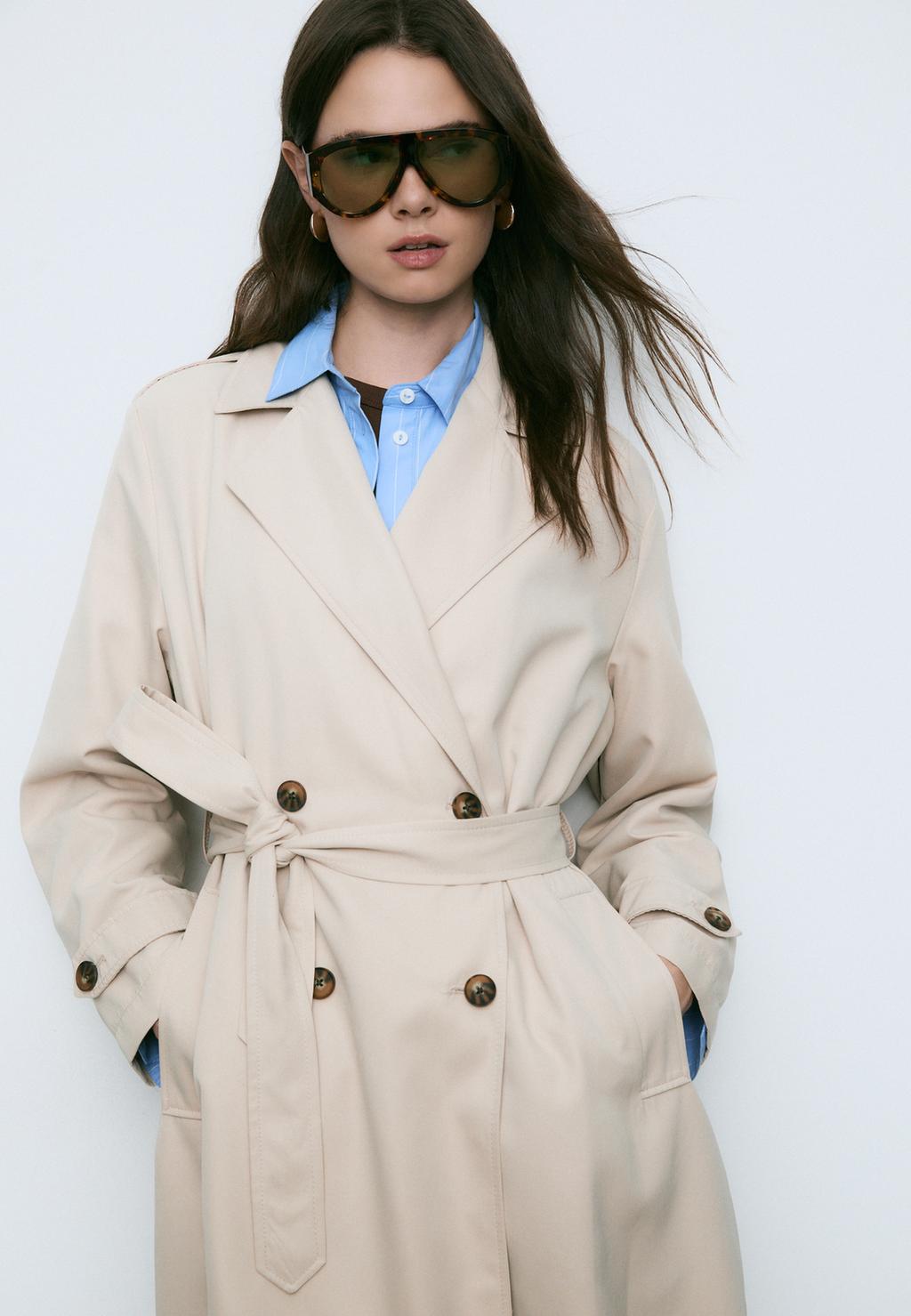 Trench fluido largo