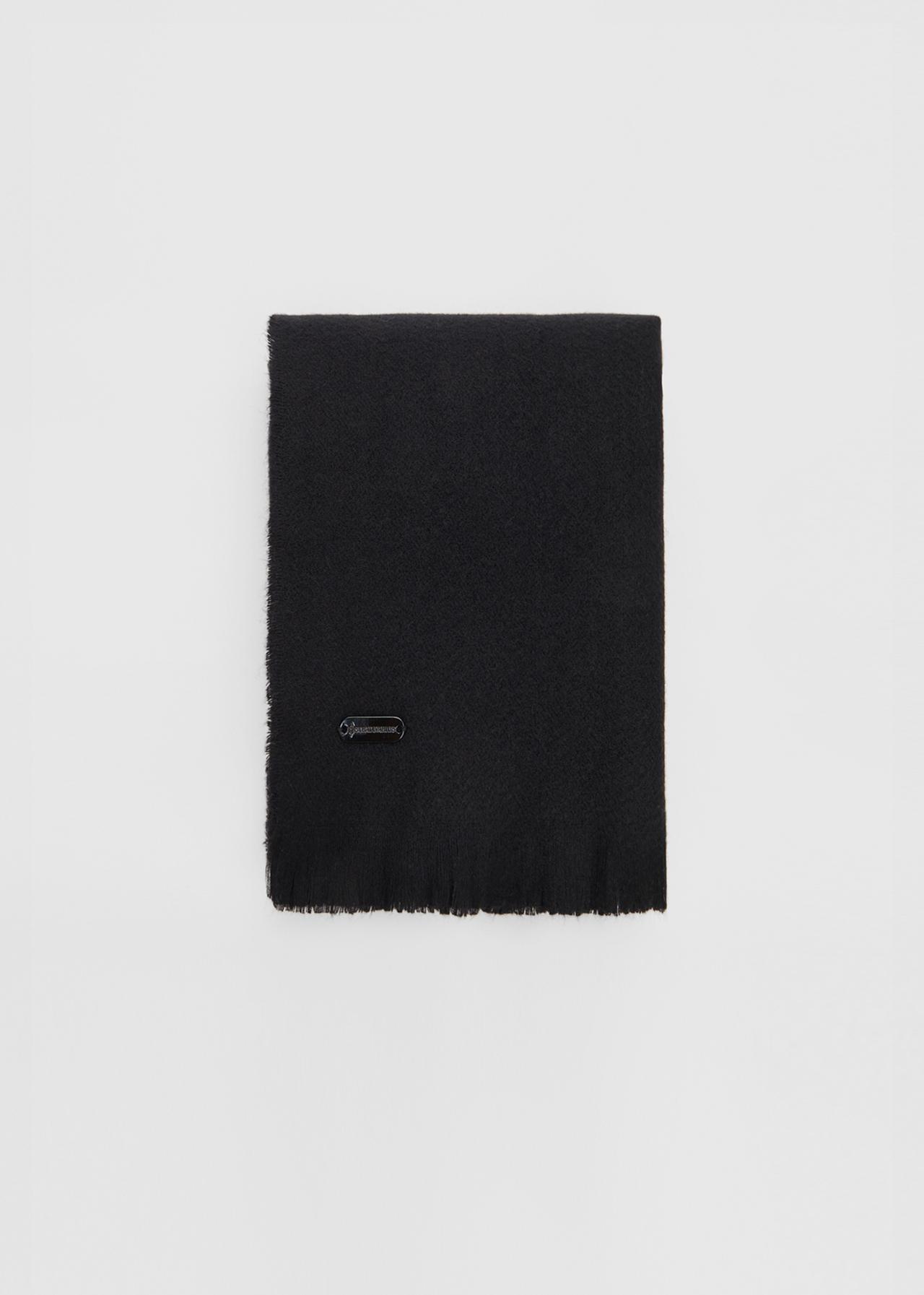 Fine basic scarf — Black