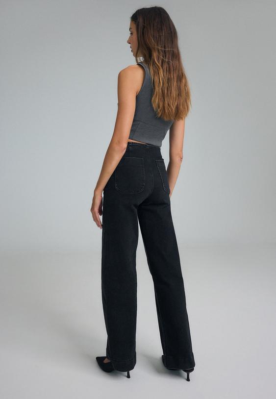 d77 jean minimaliste a poches