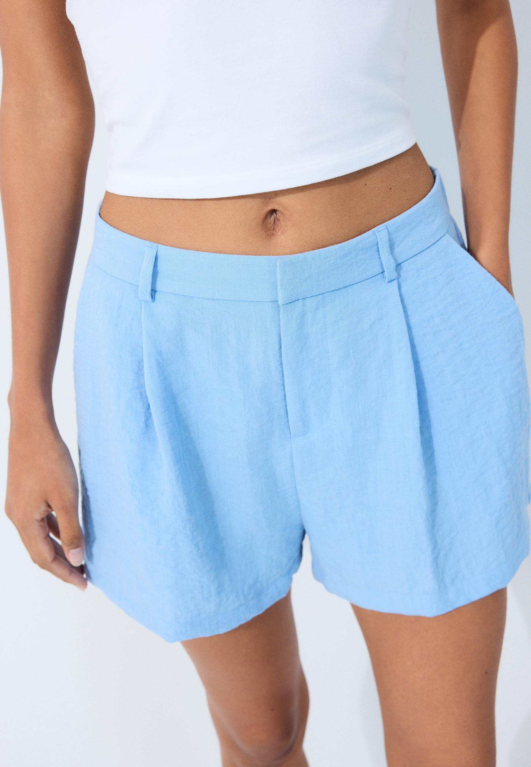 Smart rustic shorts — Blue