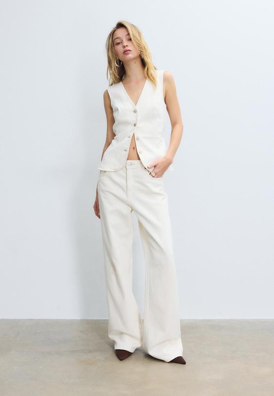 Втален Деним Топ