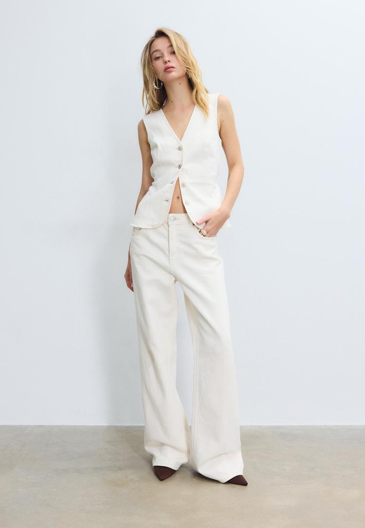 Втален Деним Топ