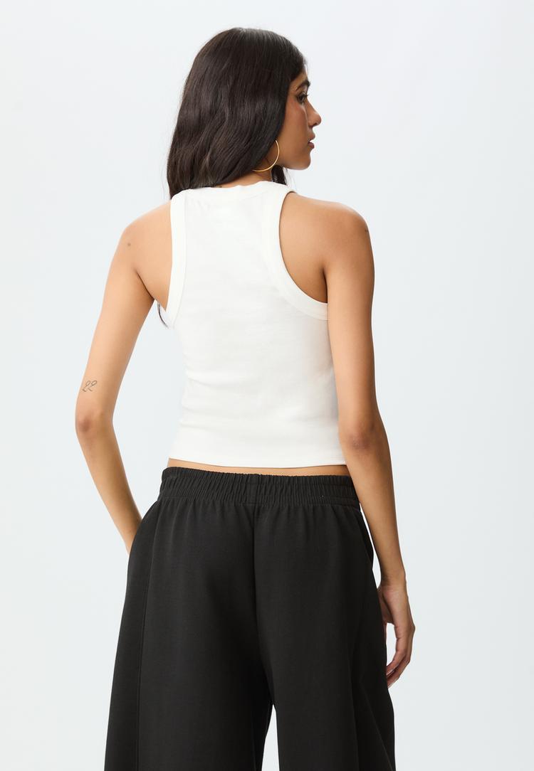 racerback t shirt with eyelets