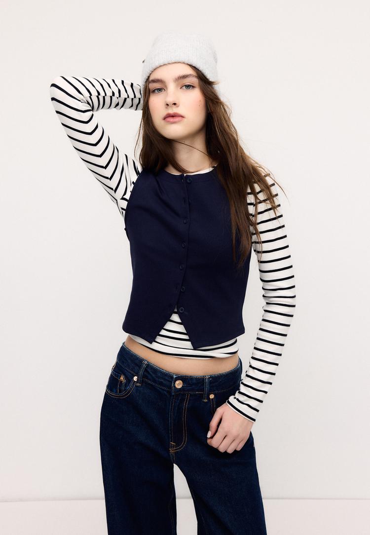 top basic con bottoni