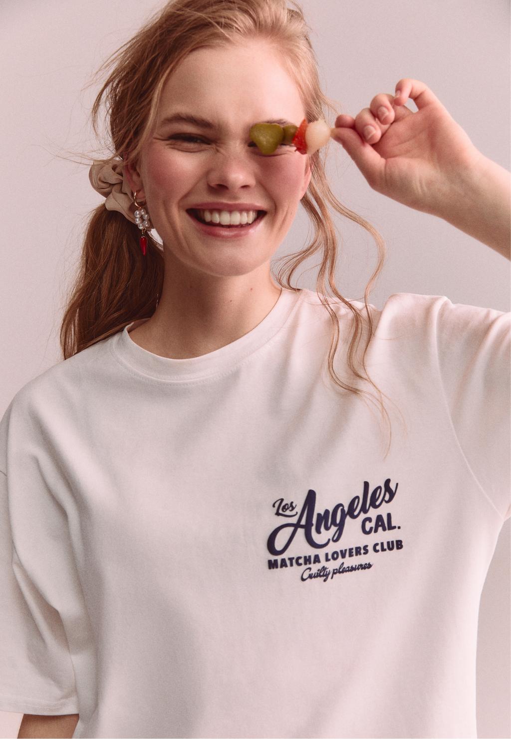 Camiseta oversize heavy cotton estampado