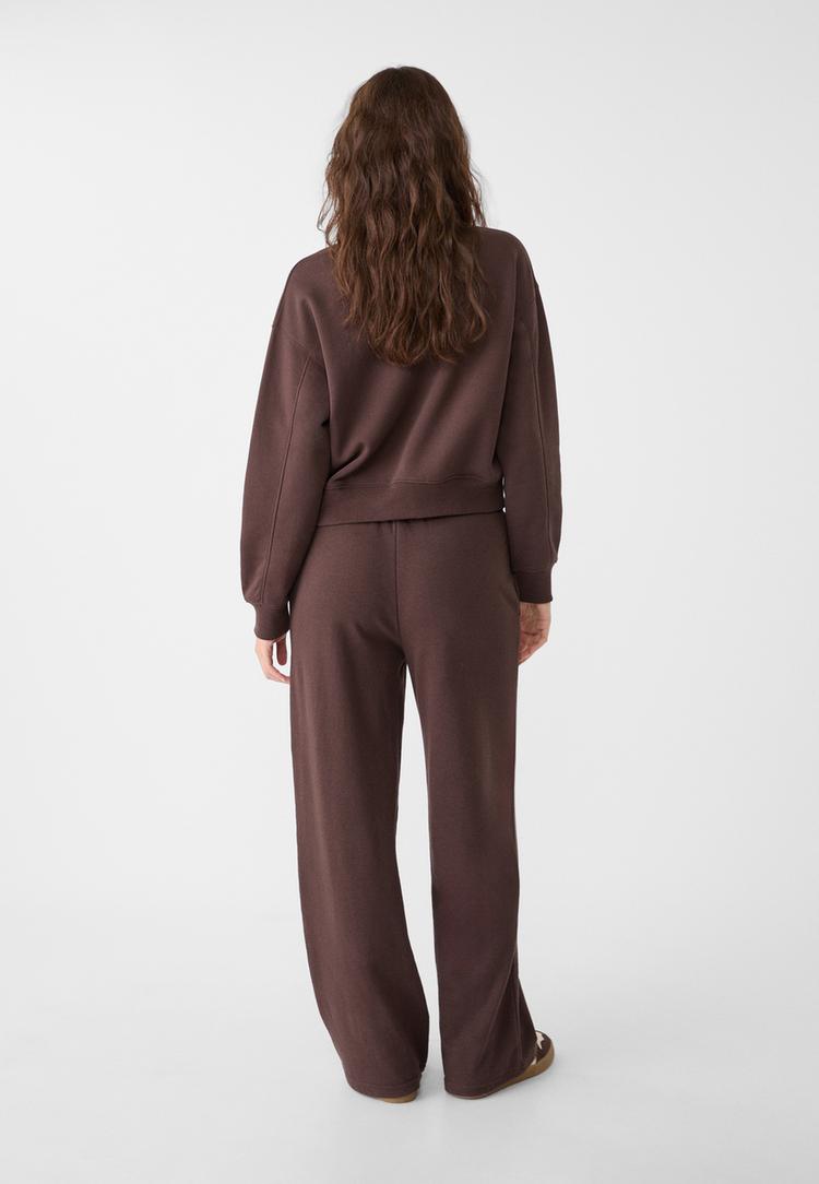 pantalon jogger wide leg