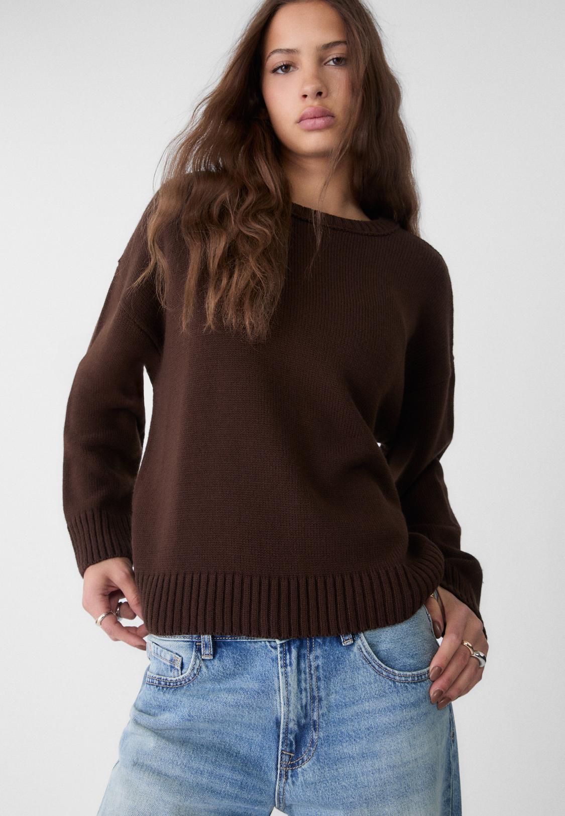 Punto Verde Sueter Verde Stradivarius Stradivarius Sueteres Jersey