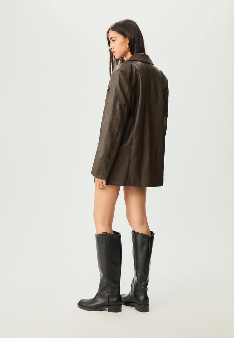 americana oversize efecto piel