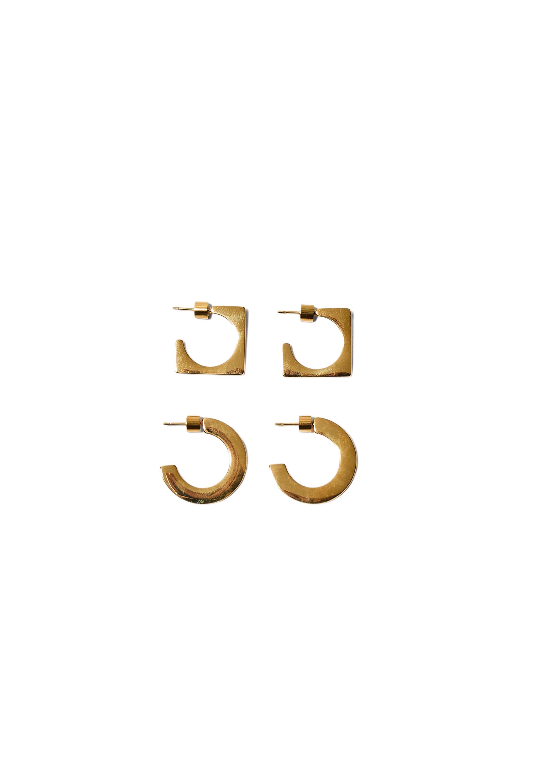 Set of 2 waterproof earrings — Yellow