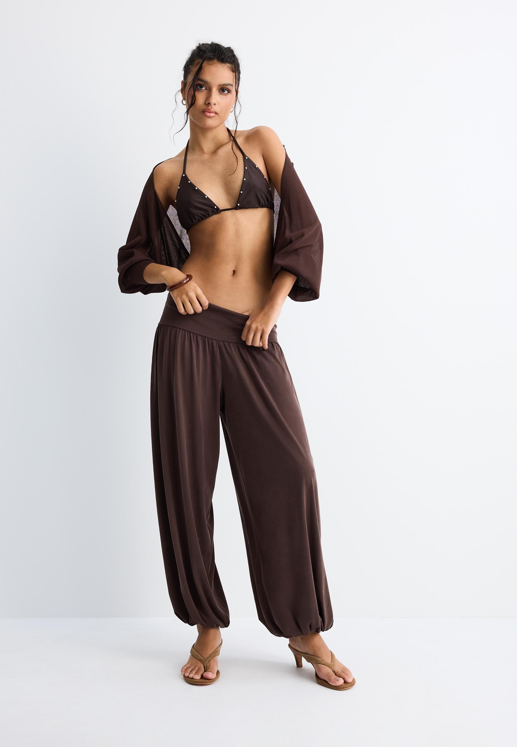 Balon paça şalvar pantolon - Görsel 6