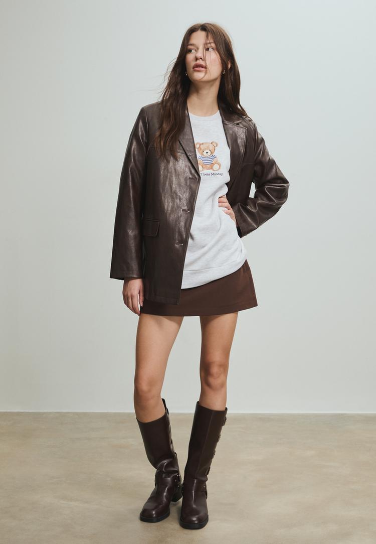 sudadera osito bordado